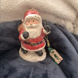 2 Christmas Santa Ornament